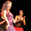 Benefiz Konzert in der Werkstatt der Kulturen<br>Tanz: Jo&euml;lle Guerrero - Foto: Riad Bourayou